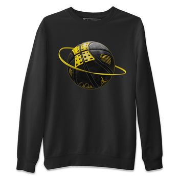 Air Jordan 4 Thunder Sneaker Match Tees Basketball Planet Sneaker Tees AJ4 Thunder Jumpman Sneaker Release Tees Unisex Shirts Black 2