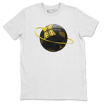 Air Jordan 4 Thunder Sneaker Match Tees Basketball Planet Sneaker Tees AJ4 Thunder Jumpman Sneaker Release Tees Unisex Shirts White 2
