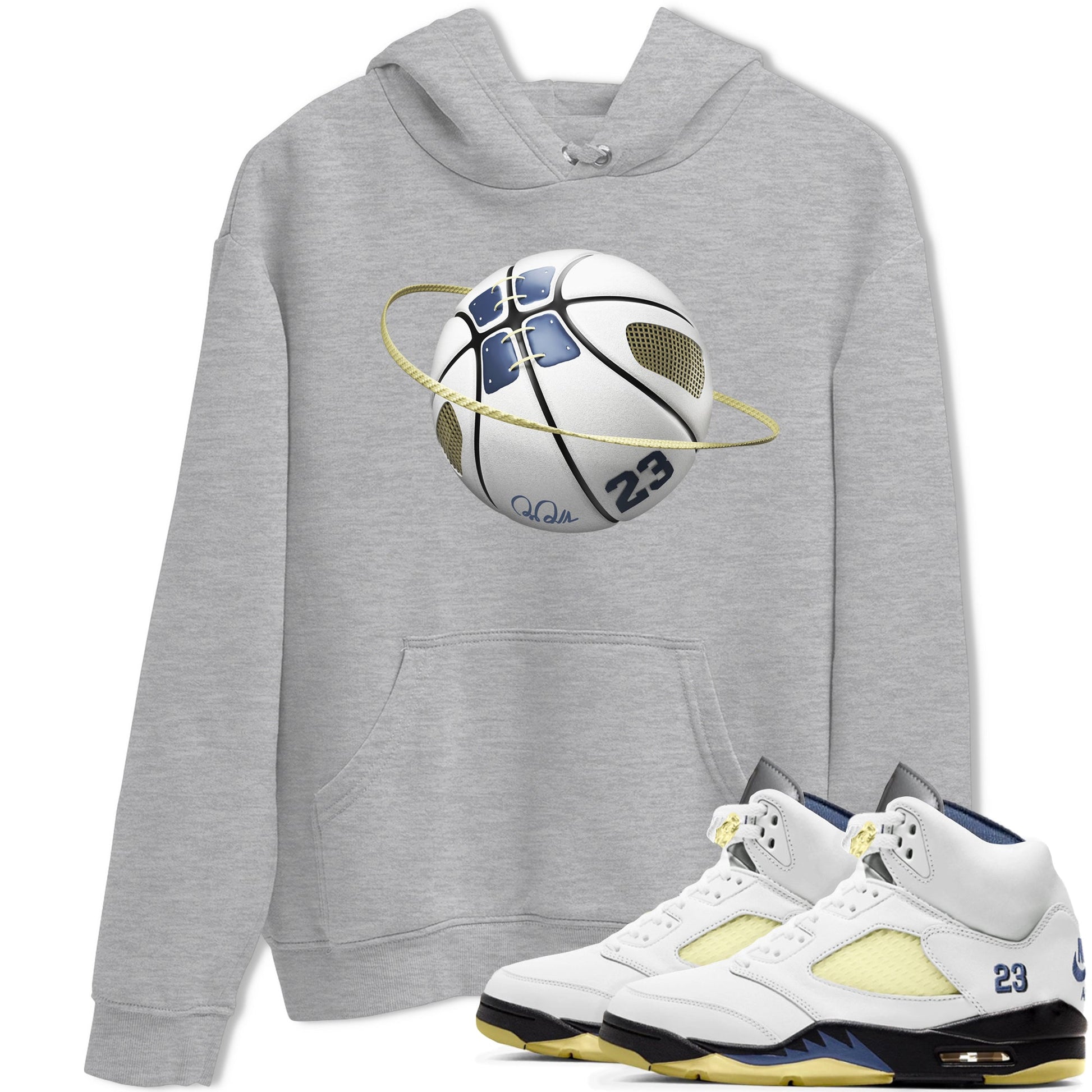 Air Jordan 5 A Ma Maniere x Photon Dust shirt to match jordans Basketball Planet sneaker tees Jordan 5 A Ma Maniere "Dawn" SNRT Sneaker Release Tees Unisex Heather Grey 1 T-Shirt
