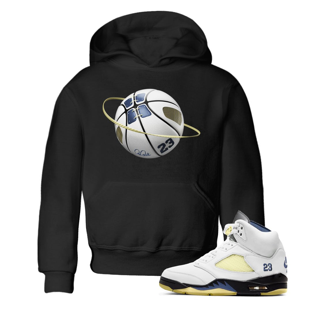 Air Jordan 5 A Ma Maniere x Photon Dust shirt to match jordans Basketball Planet sneaker tees Jordan 5 A Ma Maniere "Dawn" SNRT Sneaker Release Tees Baby Toddler Black 1 T-Shirt