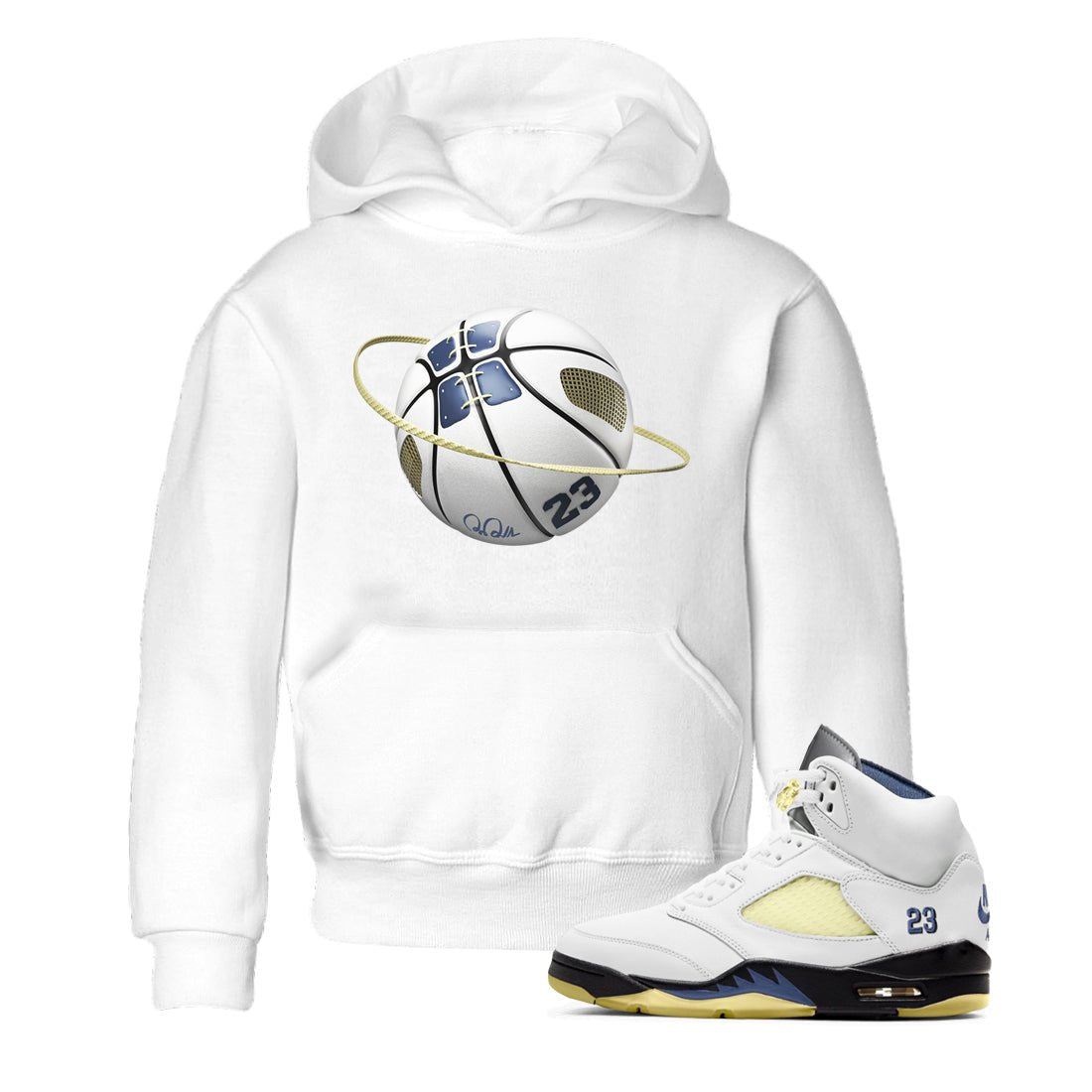 Air Jordan 5 A Ma Maniere x Photon Dust shirt to match jordans Basketball Planet sneaker tees Jordan 5 A Ma Maniere "Dawn" SNRT Sneaker Release Tees Baby Toddler White 1 T-Shirt