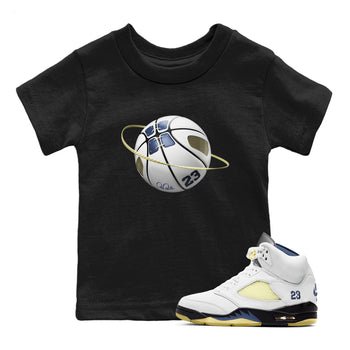 Air Jordan 5 A Ma Maniere x Photon Dust shirt to match jordans Basketball Planet sneaker tees Jordan 5 A Ma Maniere "Dawn" SNRT Sneaker Release Tees Baby Toddler Black 1 T-Shirt