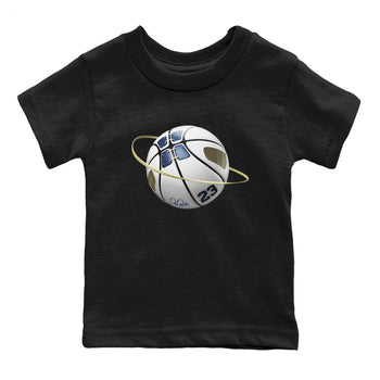 Air Jordan 5 A Ma Maniere x Photon Dust shirt to match jordans Basketball Planet sneaker tees Jordan 5 A Ma Maniere "Dawn" SNRT Sneaker Release Tees Baby Toddler Black 2 T-Shirt