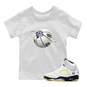 Air Jordan 5 A Ma Maniere x Photon Dust shirt to match jordans Basketball Planet sneaker tees Jordan 5 A Ma Maniere "Dawn" SNRT Sneaker Release Tees Baby Toddler White 1 T-Shirt