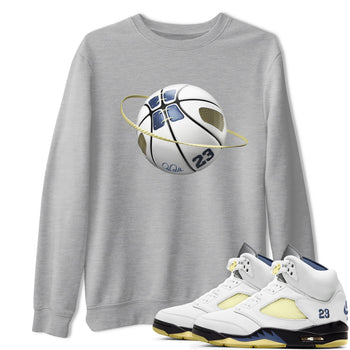 Air Jordan 5 A Ma Maniere x Photon Dust shirt to match jordans Basketball Planet sneaker tees Jordan 5 A Ma Maniere "Dawn" SNRT Sneaker Release Tees Unisex Heather Grey 1 T-Shirt