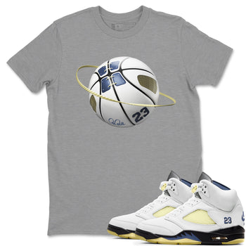 Air Jordan 5 A Ma Maniere x Photon Dust shirt to match jordans Basketball Planet sneaker tees Jordan 5 A Ma Maniere "Dawn" SNRT Sneaker Release Tees Unisex Heather Grey 1 T-Shirt