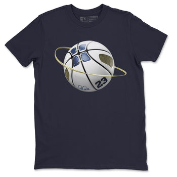 Air Jordan 5 A Ma Maniere x Photon Dust shirt to match jordans Basketball Planet sneaker tees Jordan 5 A Ma Maniere "Dawn" SNRT Sneaker Release Tees Unisex Navy 2 T-Shirt
