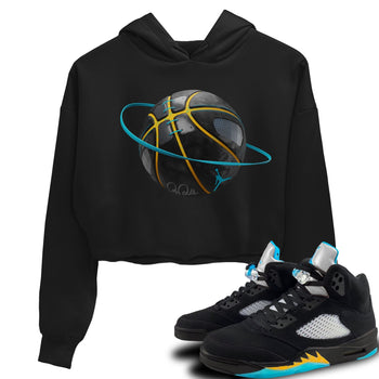 Jordan 5 Aqua Sneaker Match Tees Basketball Planet Sneaker Tees Jordan 5 Aqua Sneaker Release Tees Women's Shirts