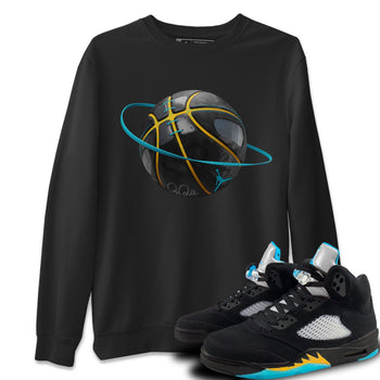 Jordan 5 Aqua Sneaker Match Tees Basketball Planet Sneaker Tees Jordan 5 Aqua Sneaker Release Tees Unisex Shirts