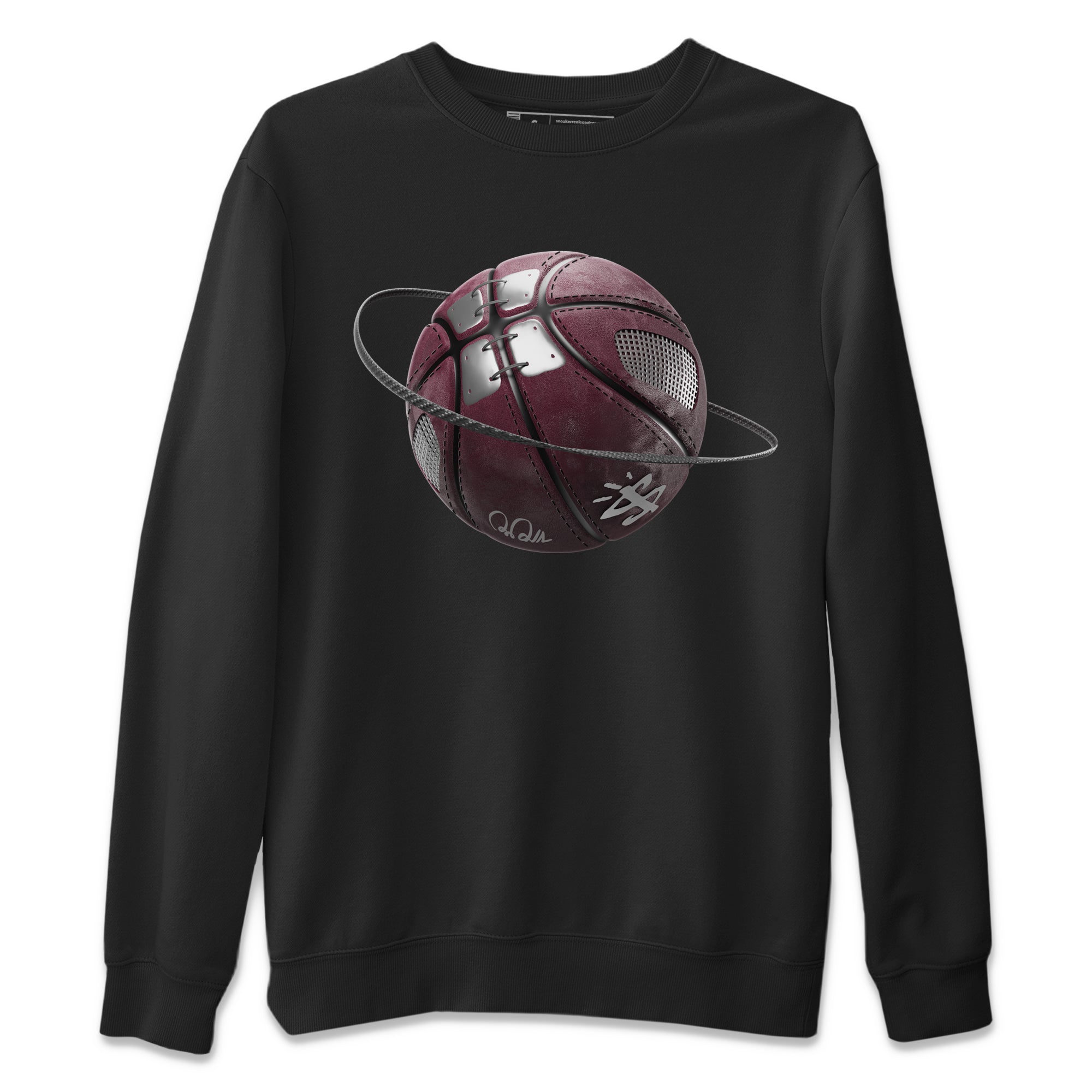 Air Jordan 5 Burgundy Sneaker Match Tees Basketball Planet Sneaker Tees AJ5 Burgundy Sneaker Release Tees Unisex Shirts Black 2