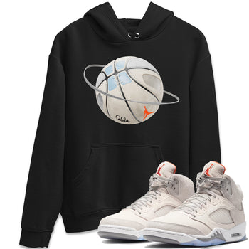 Air Jordan 5 Craft Sneaker Match Tees Basketball Planet Sneaker Tees AJ5 SE Craft Sneaker Release Tees Unisex Shirts Black 1