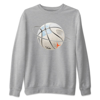 Air Jordan 5 Craft Sneaker Match Tees Basketball Planet Sneaker Tees AJ5 SE Craft Sneaker Release Tees Unisex Shirts Heather Grey 2