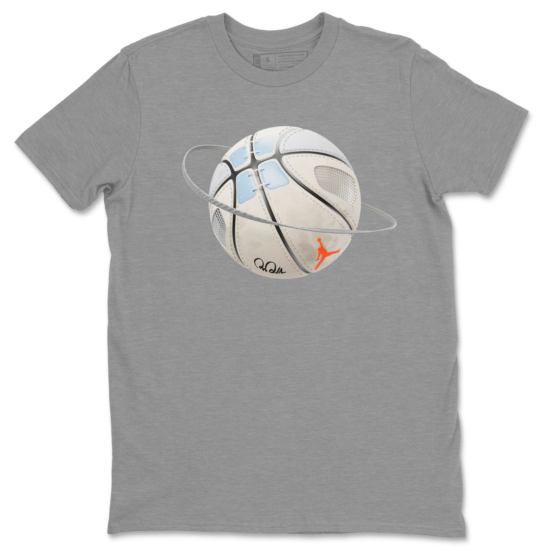 Air Jordan 5 Craft Sneaker Match Tees Basketball Planet Sneaker Tees AJ5 SE Craft Sneaker Release Tees Unisex Shirts Heather Grey 2