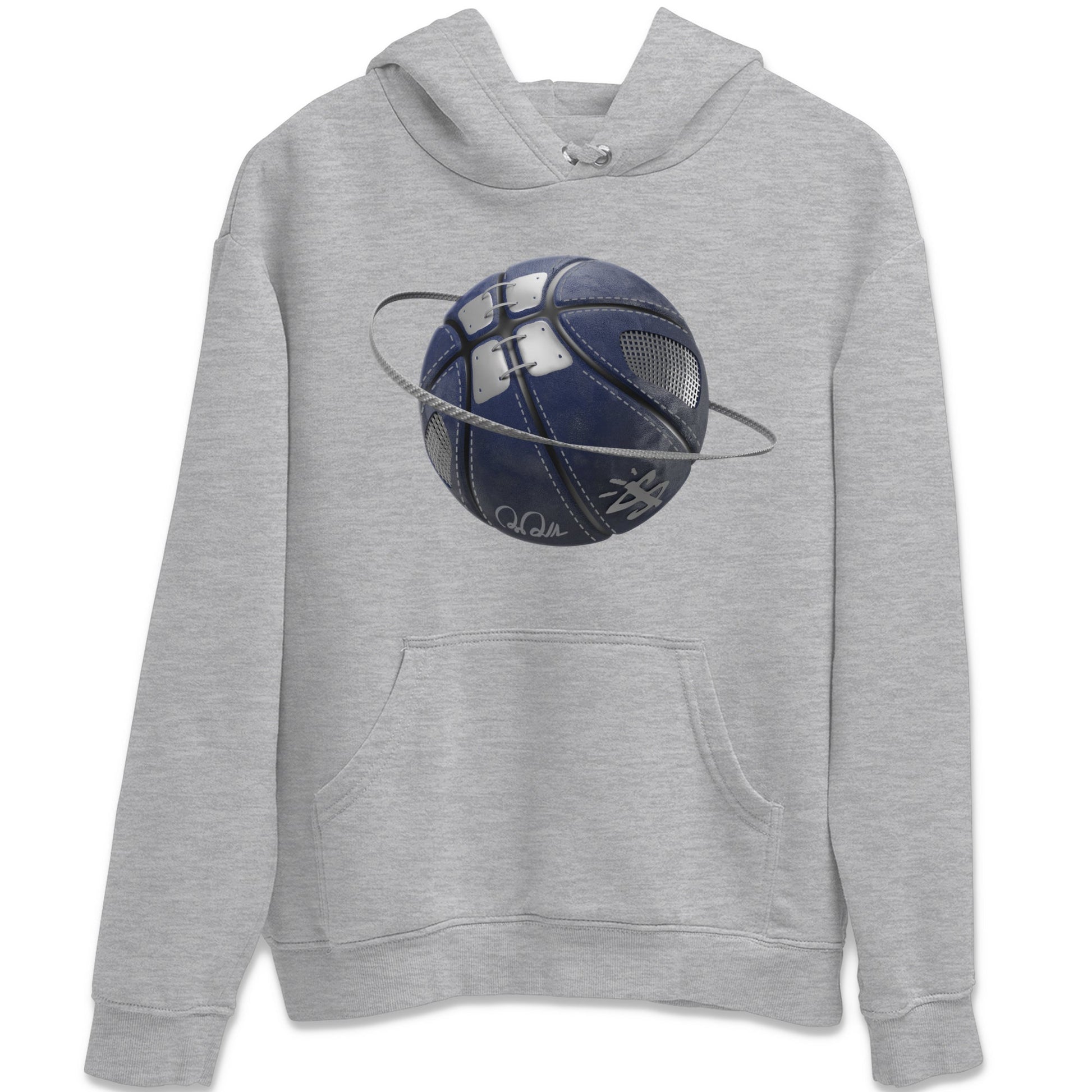 Air Jordan 5 Georgetown Sneaker Match Tees Basketball Planet Sneaker Tees AJ5 Georgetown Sneaker Release Tees Unisex Shirts Heather Grey 2