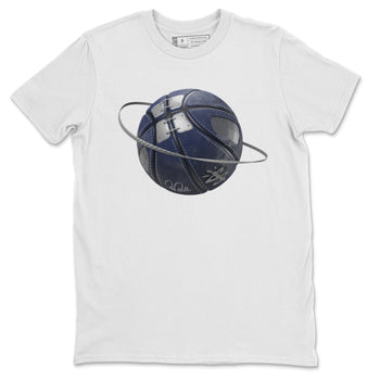 Air Jordan 5 Georgetown Sneaker Match Tees Basketball Planet Sneaker Tees AJ5 Georgetown Sneaker Release Tees Unisex Shirts White 2