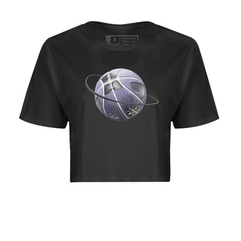 Air Jordan 5 Indigo Haze Sneaker Match Tees Basketball Planet Sneaker Tees AJ5 Indigo Haze Sneaker Release Tees Women's Shirts Black 2