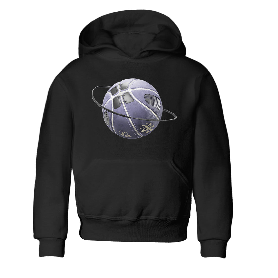 Air Jordan 5 Indigo Haze Sneaker Match Tees Basketball Planet Sneaker Tees AJ5 Indigo Haze Sneaker Release Tees Kids Shirts Black 2
