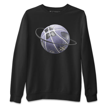 Air Jordan 5 Indigo Haze Sneaker Match Tees Basketball Planet Sneaker Tees AJ5 Indigo Haze Sneaker Release Tees Unisex Shirts Black 2