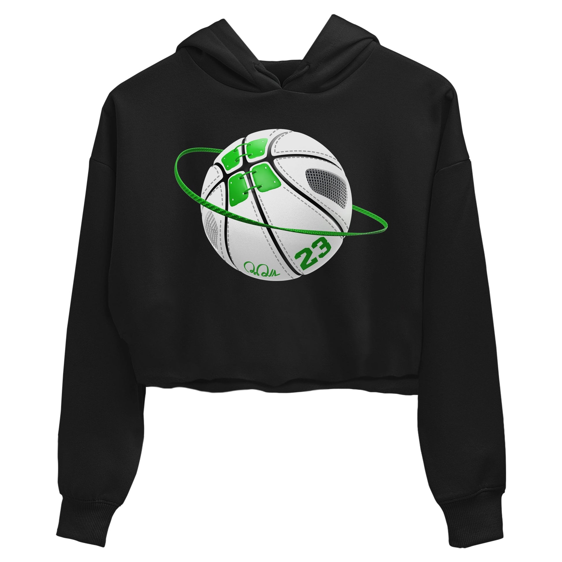 5s Lucky Green shirt to match jordans Basketball Planet sneaker tees Air Jordan 5 Lucky Green SNRT Sneaker Release Tees Black 2 Crop T-Shirt