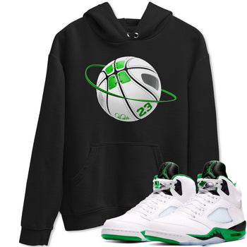 5s Lucky Green shirt to match jordans Basketball Planet sneaker tees Air Jordan 5 Lucky Green SNRT Sneaker Release Tees Unisex Black 1 T-Shirt