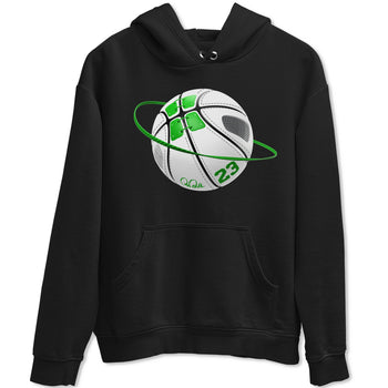 5s Lucky Green shirt to match jordans Basketball Planet sneaker tees Air Jordan 5 Lucky Green SNRT Sneaker Release Tees Unisex Black 2 T-Shirt