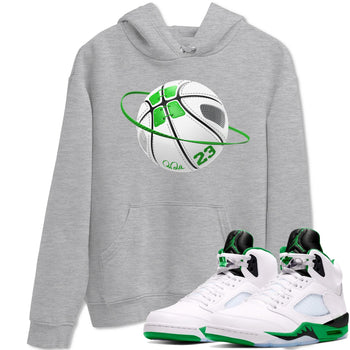 5s Lucky Green shirt to match jordans Basketball Planet sneaker tees Air Jordan 5 Lucky Green SNRT Sneaker Release Tees Unisex Heather Grey 1 T-Shirt