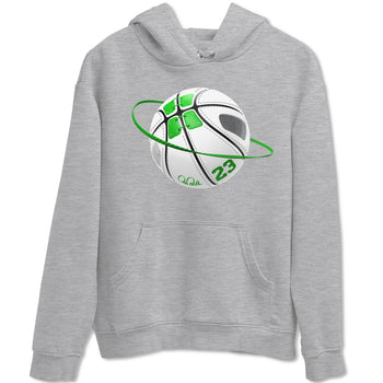 5s Lucky Green shirt to match jordans Basketball Planet sneaker tees Air Jordan 5 Lucky Green SNRT Sneaker Release Tees Unisex Heather Grey 2 T-Shirt