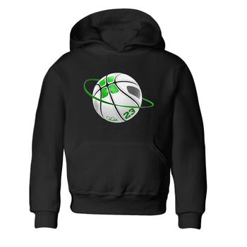 5s Lucky Green shirt to match jordans Basketball Planet sneaker tees Air Jordan 5 Lucky Green SNRT Sneaker Release Tees Baby Toddler Black 2 T-Shirt