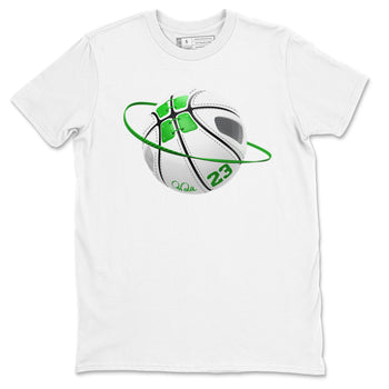5s Lucky Green shirt to match jordans Basketball Planet sneaker tees Air Jordan 5 Lucky Green SNRT Sneaker Release Tees Unisex White 2 T-Shirt