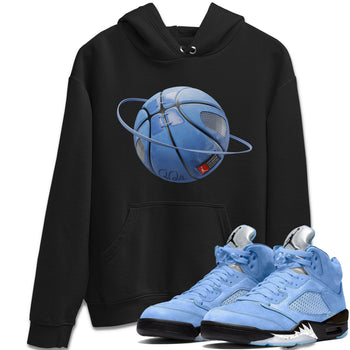 Jordan 5 UNC Sneaker Match Tees Basketball Planet Sneaker Tees Jordan 5 UNC SNRT Sneaker Tees Unisex Shirts