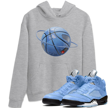 Jordan 5 UNC Sneaker Match Tees Basketball Planet Sneaker Tees Jordan 5 UNC SNRT Sneaker Tees Unisex Shirts