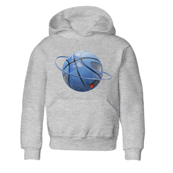Jordan 5 UNC Sneaker Match Tees Basketball Planet Sneaker Tees Jordan 5 UNC Sneaker Release Tees Kids Shirts