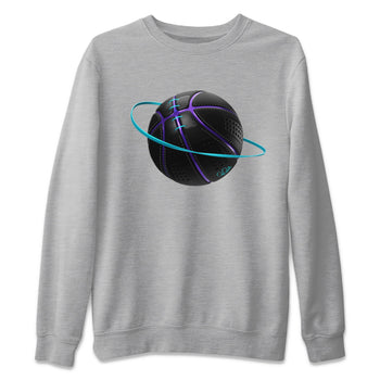 Air Jordan 6 Aqua Sneaker Match Tees Basketball Planet Sneaker Tees AJ6 Aqua Sneaker Release Tees Unisex Shirts Heather Grey 2