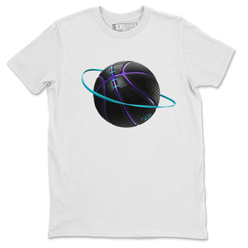 Air Jordan 6 Aqua Sneaker Match Tees Basketball Planet Sneaker Tees AJ6 Aqua Sneaker Release Tees Unisex Shirts White 2