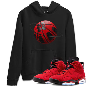 Air Jordan 6 Toro Bravo Sneaker Match Tees Basketball Planet Sneaker Tees 3D Graphic Design Shirts AJ6 Toro Bravo Sneaker Release Tees Unisex Shirts Black 1