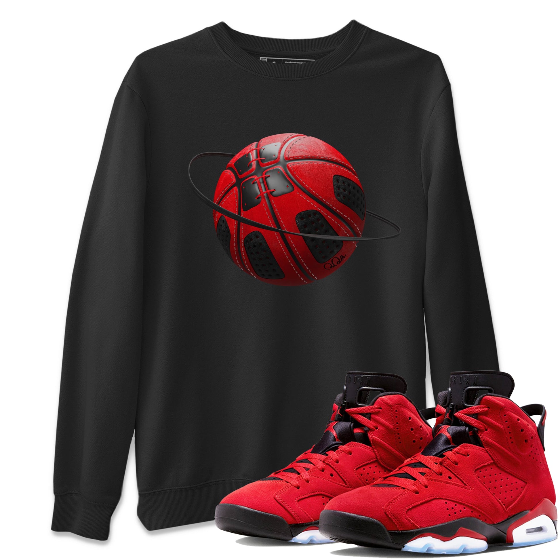 Air Jordan 6 Toro Bravo Sneaker Match Tees Basketball Planet Sneaker Tees 3D Graphic Design Shirts AJ6 Toro Bravo Sneaker Release Tees Unisex Shirts Black 1
