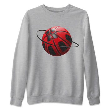 Air Jordan 6 Toro Bravo Sneaker Match Tees Basketball Planet Sneaker Tees 3D Graphic Design Shirts AJ6 Toro Bravo Sneaker Release Tees Unisex Shirts Heather Grey 2