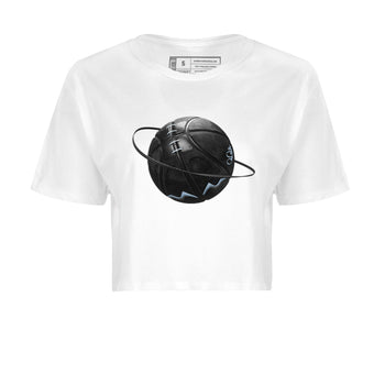 Air Jordan 7 Chambray Sneaker Match Tees Basketball Planet Sneaker Tees AJ7 Chambray Sneaker Release Tees Women's Shirts White 2