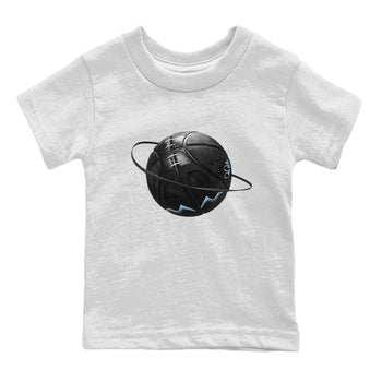 Air Jordan 7 Chambray Sneaker Match Tees Basketball Planet Sneaker Tees AJ7 Chambray Sneaker Release Tees Kids Shirts Black 2