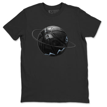 Air Jordan 7 Chambray Sneaker Match Tees Basketball Planet Sneaker Tees AJ7 Chambray Sneaker Release Tees Unisex Shirts Black 2