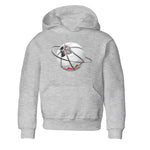 Air Jordan 7 Infrared Sneaker Match Tees Basketball Planet Sneaker Tees AJ7 Infrared Sneaker Release Tees Kids Shirts Heather Grey 2