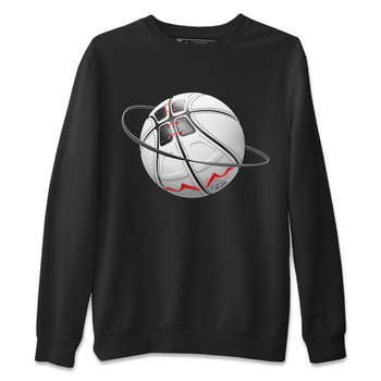 Air Jordan 7 Infrared Sneaker Match Tees Basketball Planet Sneaker Tees AJ7 Infrared Sneaker Release Tees Unisex Shirts Black 2