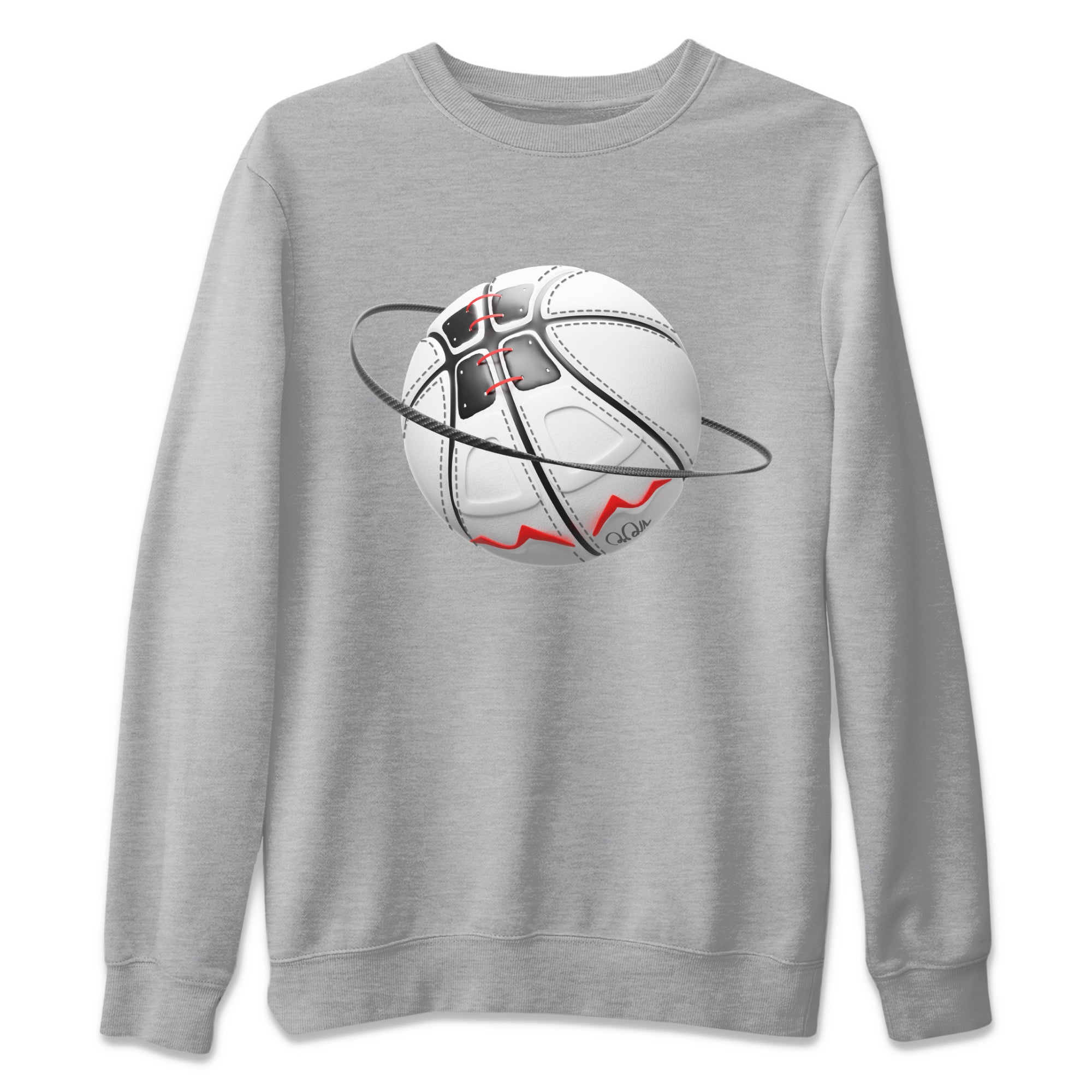 Air Jordan 7 Infrared Sneaker Match Tees Basketball Planet Sneaker Tees AJ7 Infrared Sneaker Release Tees Unisex Shirts Heather Grey 2