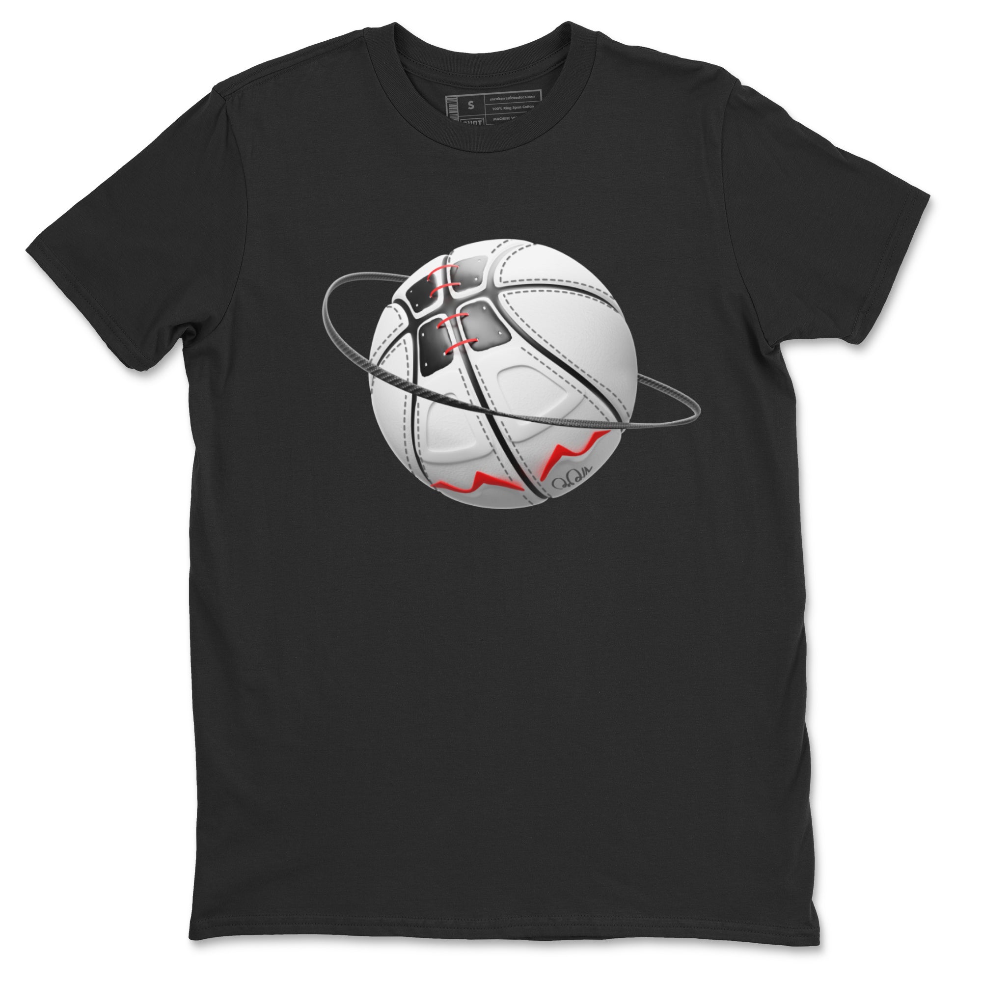 Air Jordan 7 Infrared Sneaker Match Tees Basketball Planet Sneaker Tees AJ7 Infrared Sneaker Release Tees Unisex Shirts Black 2