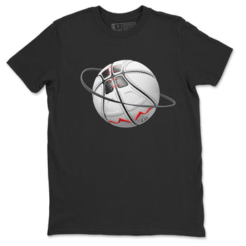 Air Jordan 7 Infrared Sneaker Match Tees Basketball Planet Sneaker Tees AJ7 Infrared Sneaker Release Tees Unisex Shirts Black 2