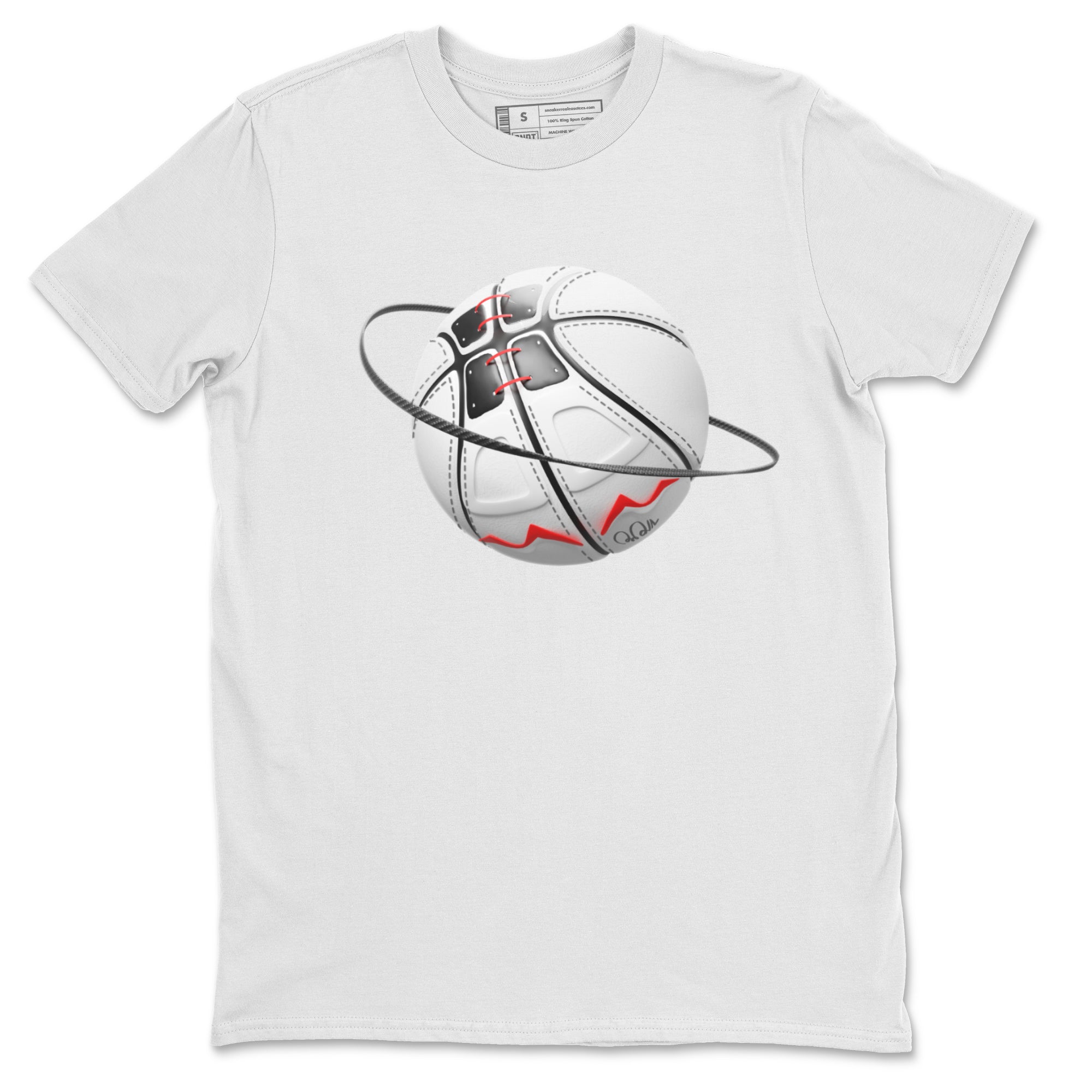 Air Jordan 7 Infrared Sneaker Match Tees Basketball Planet Sneaker Tees AJ7 Infrared Sneaker Release Tees Unisex Shirts White 2