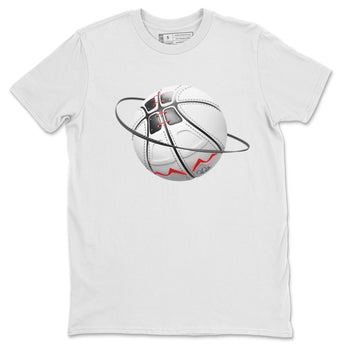 Air Jordan 7 Infrared Sneaker Match Tees Basketball Planet Sneaker Tees AJ7 Infrared Sneaker Release Tees Unisex Shirts White 2