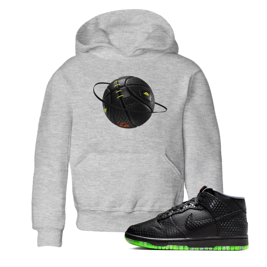Dunk Mid Premium shirt to match jordans Basketball Planet sneaker tees halloween horror nights Nike Dunk Halloween SNRT Sneaker Release Tees Baby Toddler Heather Grey 1 T-Shirt