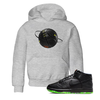 Dunk Mid Premium shirt to match jordans Basketball Planet sneaker tees halloween horror nights Nike Dunk Halloween SNRT Sneaker Release Tees Baby Toddler Heather Grey 1 T-Shirt