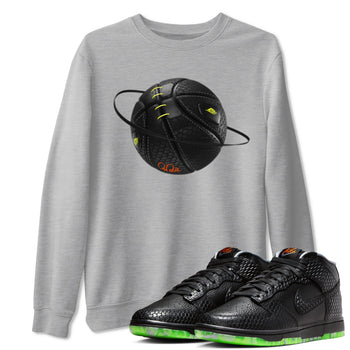 Dunk Mid Premium shirt to match jordans Basketball Planet sneaker tees halloween horror nights Nike Dunk Halloween SNRT Sneaker Release Tees Unisex Heather Grey 1 T-Shirt
